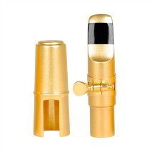 Professional Alto Saxophone Metal Mouthpiece Set with Bright Projection and Stable Intonation