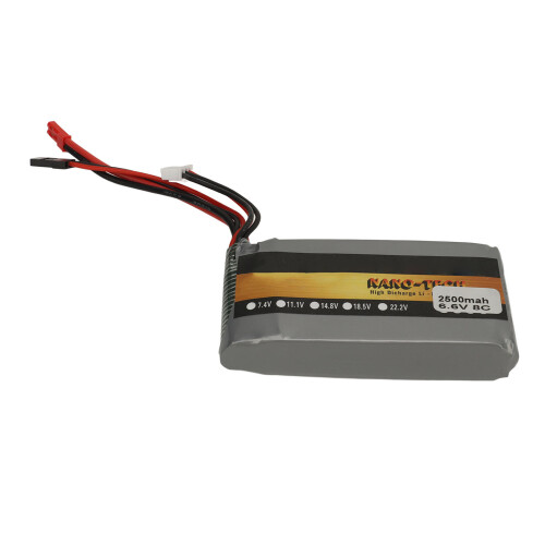 6.6V 2500mAh 8C LiPo Battery for Model Airplane 1