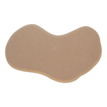 Holzplatine Töpfern Wolkenform Tonform Khaki