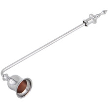 Vintage Silver Candle Wick Snuffer Metal Extinguisher