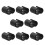 8Pièces Clips De Câble En Noir Pour 1