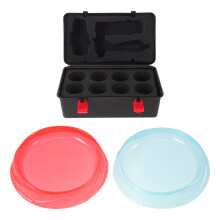 1Set Portable Gyro Organizer Box with Foam Shockproof Kids Toy Storage