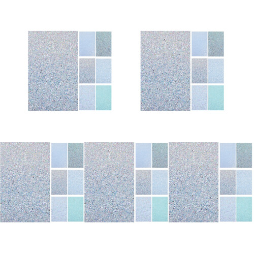 Colorful Glitter Faux Sheets for DIY Accessories