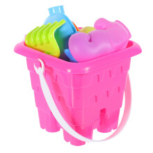 1Set Kinderen Strand Speelset ABS Emmer Schep in Heldere Kleuren