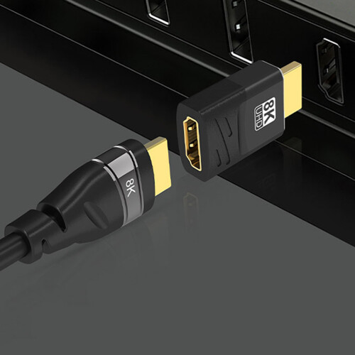 Connecteur Noir Robuste Pour Ordinateur, TV Et Projecteur 2