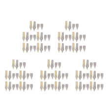 100Pcs Steel Fountain Pen Nibs Spare Calligraphy Tips Smooth Ink Flow
