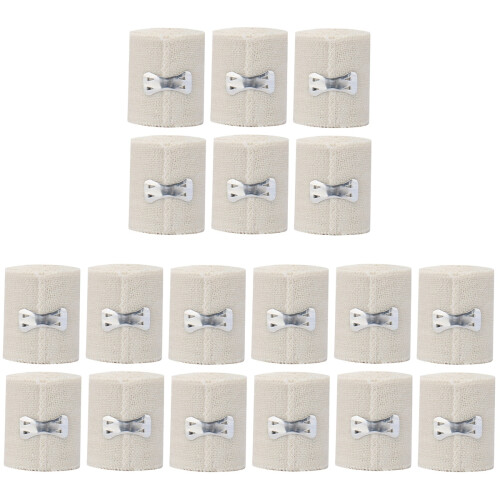 White Elastic Bandage Wraps for Sports Strong Support Comfort