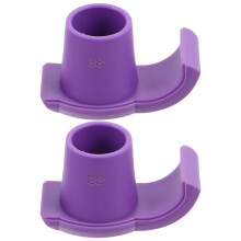 2Pcs Durable Purple Walker Skis Glides for Outdoor Use Non-Slip Tpr
