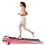 Tapis de Course C1 2-en-1 Inclinable 5% Walking Pad Rose 1