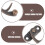 6Pcs Iron Decorative Small Latches Vintage Lock Clasps for Boxes 3