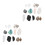 Natural Crystal Stone Samples Rock Identification Kits for Decor 2