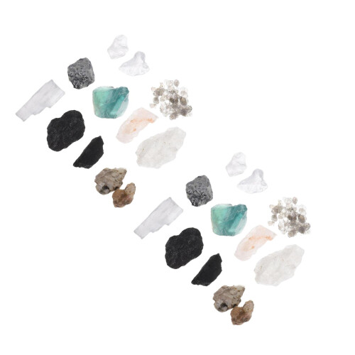 Natural Crystal Stone Samples Rock Identification Kits for Decor 2