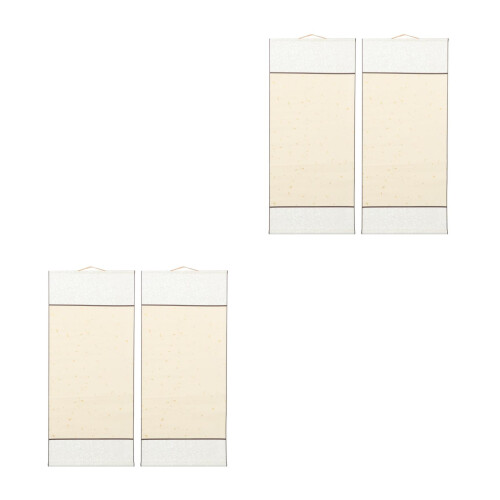 Blank Hanging Scrolls with Silk Mounting for Chinese Calligraphy 1