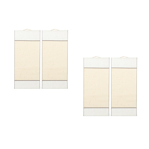 Blank Hanging Scrolls with Silk Mounting for Chinese Calligraphy 2