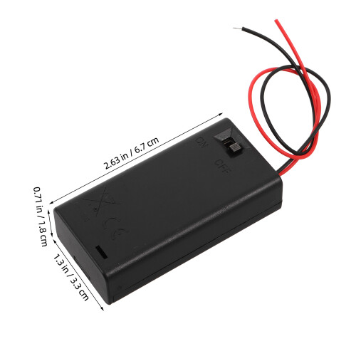 10Pcs Plastic Aa Battery Holder with for Electronic Projects 1