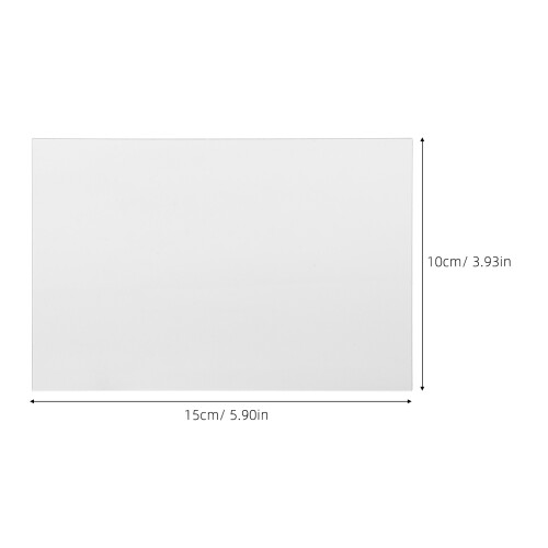 10Pcs Shatterproof Acrylic Mirror Tiles Self-Adhesive White Wall Decor 1