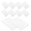 10Pcs Shatterproof Acrylic Mirror Tiles Self-Adhesive White Wall Decor 6