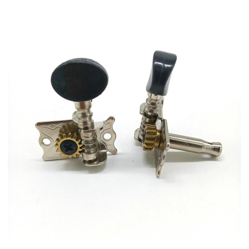 Ukulele Tuning Pegs 2R 2L Set for 4 String Guitar or Bass, Easy NailType Installation, Quick Replacement 1