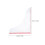 2Pcs Acrylic Tub Splash Guard Clear Waterproof Shower Corner Protector 2