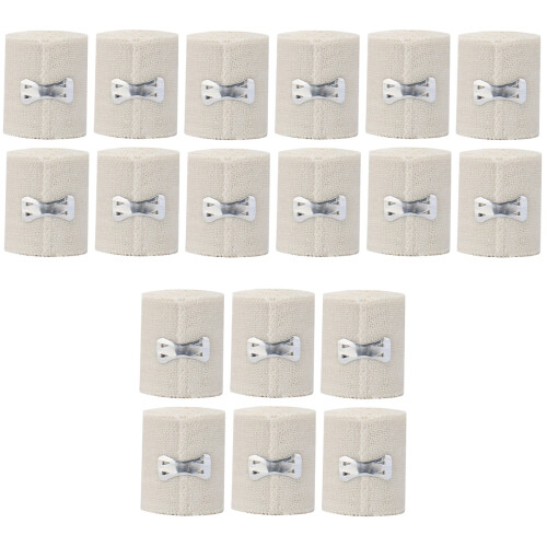 White Elastic Bandage Wraps for Sports Strong Support Comfort 1