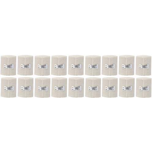 White Elastic Bandage Wraps for Sports Strong Support Comfort 2