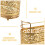 Golden Metal Makeup Brush Storage Rack Decorative Vanity Stand 4