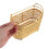Golden Metal Makeup Brush Storage Rack Decorative Vanity Stand 6