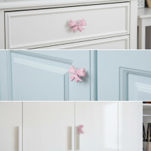 (Pink, 1pc) Rhinestone Cabinet Pull Handle for Furniture