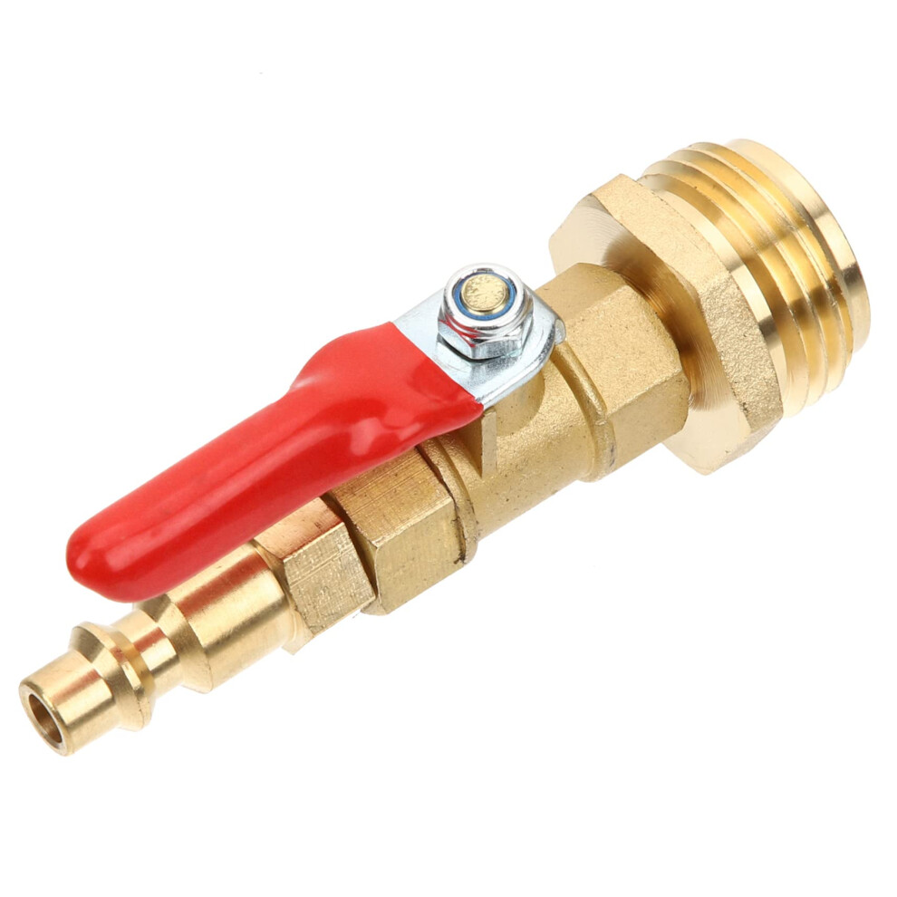 Rv Winterizing Kit Brass Blowout Adapter With Quick Connect Design For Easy Freeze Protection Setup 9771547781486
