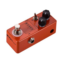 Guitar Overdrive Pedal D250X Mini Dual Mode 9V True Bypass Compact Metal Shell for Electric Guitar