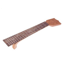 23 Inch Concert Ukulele Neck and Fretboard Set, Maple Neck with Rosewood Fingerboard, Semi‑Finished Direct Fit Upgrade