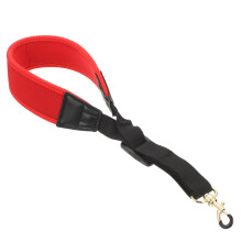 Adjustable Saxophone Neck Strap for Alto and Tenor, Soft Padded Support, Lightweight Red Design