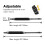 Padded Guitar Strap Adjustable 3.5Inch Wide Comfortable Electric Guitar Strap with 6 Picks 2