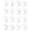 16PCS Face Painting Templates for Wall Canvas Decor 3