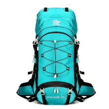 60L Hiking Backpack with Rain Cover, Water Resistant Travel Backpack for Men and Women, Lightweight Outdoor Pack