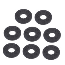 8pcs Silicone Guitar Strap Lock Washers for Electric and Acoustic Guitars, Secure Scratch Fit