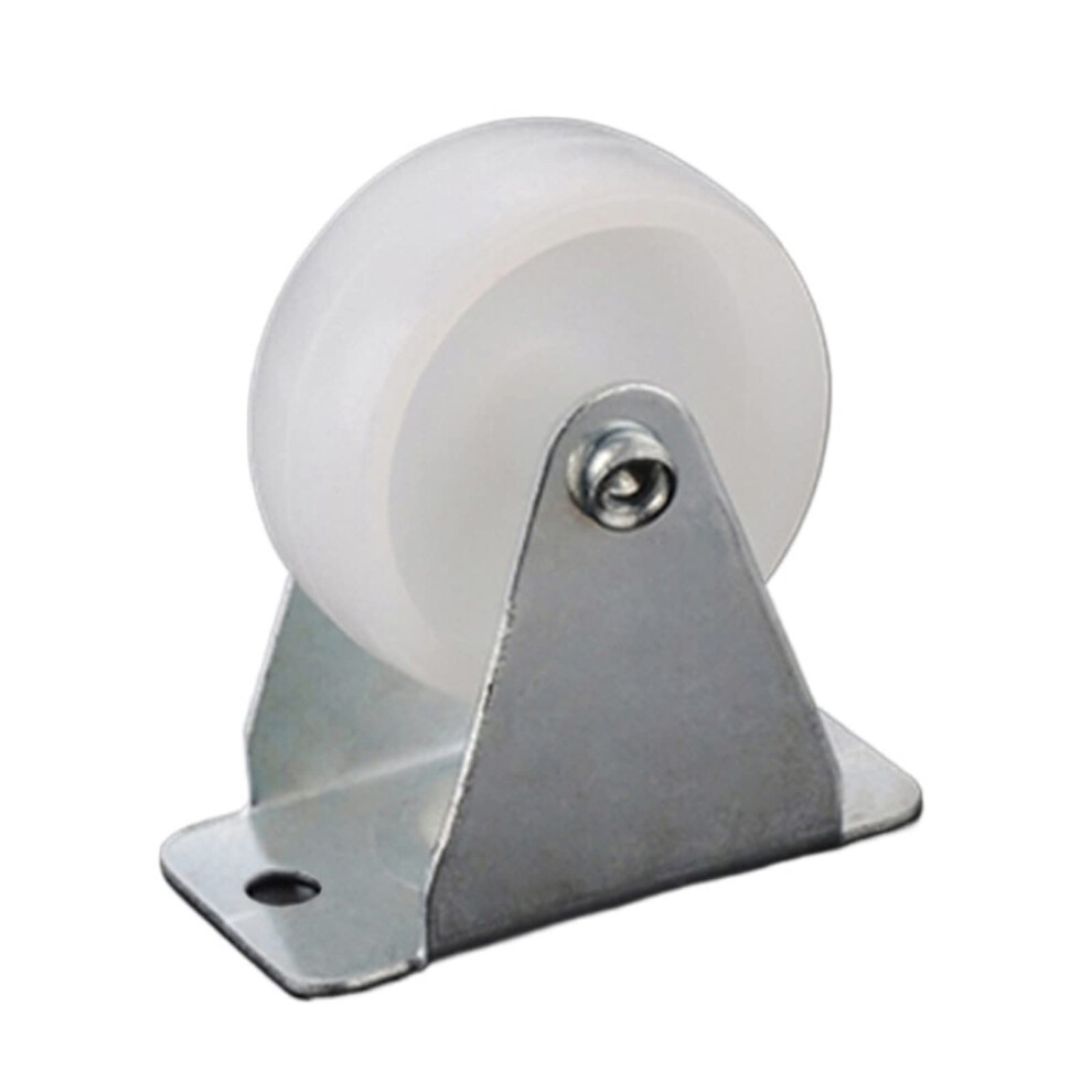 4 Pack 1 Inch Swivel Furniture Casters, White Nylon Caster Wheels For Chairs And Cabinets, 360 Smooth Floor Protection 9073542928607