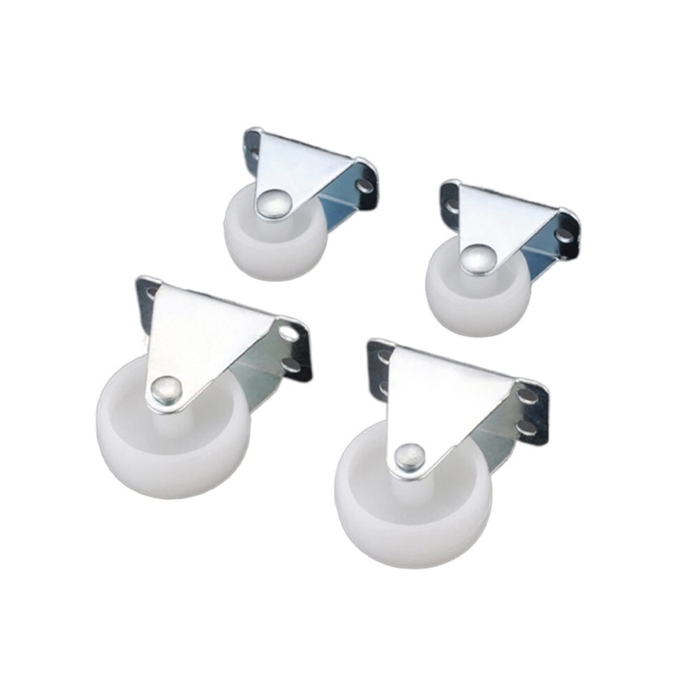 1.8 Inch Furniture Caster Wheels Set, 40Kg Load Swivel Casters With Plate Mount For Chairs And Trolleys 9073542928645