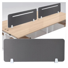 Foldable Desk Divider with Clamps, Acoustic Privacy Panel for Office or Classroom Noise Reduction