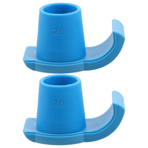 2St Schokabsorberende Nylon Loopglijders Voor Outdoor Rollator