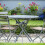 Blue Decorative Metal Windmill Airplane for Yard and Backyard 3