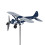 Blue Decorative Metal Windmill Airplane for Yard and Backyard 4