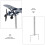 Blue Decorative Metal Windmill Airplane for Yard and Backyard 5