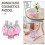 3Pièces Mini Flacons Métal Argent Décoratifs Pour Maison De 5