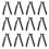 12Pcs Black Bowknot Decor for Presents Self-Adhesive Elegant Bows 4