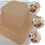Boîte Cadeau Kraft Marron Clair Multifonction Pour Stockage 8