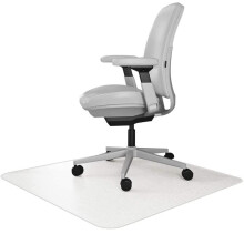 Chair Mat for Hard Floors Clear PVC Anti‑Slip Floor Protector Anti‑Scratch Office Chair Mat 100x150cm