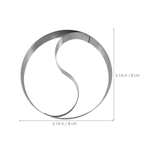 Stainless Steel Yin Yang Rice Ball Mold Quick Release Baking Tool 1