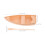 1Set Beige Plastic Miniature Boat Ornament Canoe Model for Home Decor 2