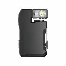 Wiederaufladbare EDC-Taschenlampe, 450 Lumen, 180 Drehbar, IPX6 Wasserdicht, Magnetische RGB-Schlüsselanhänger-Taschenlampe